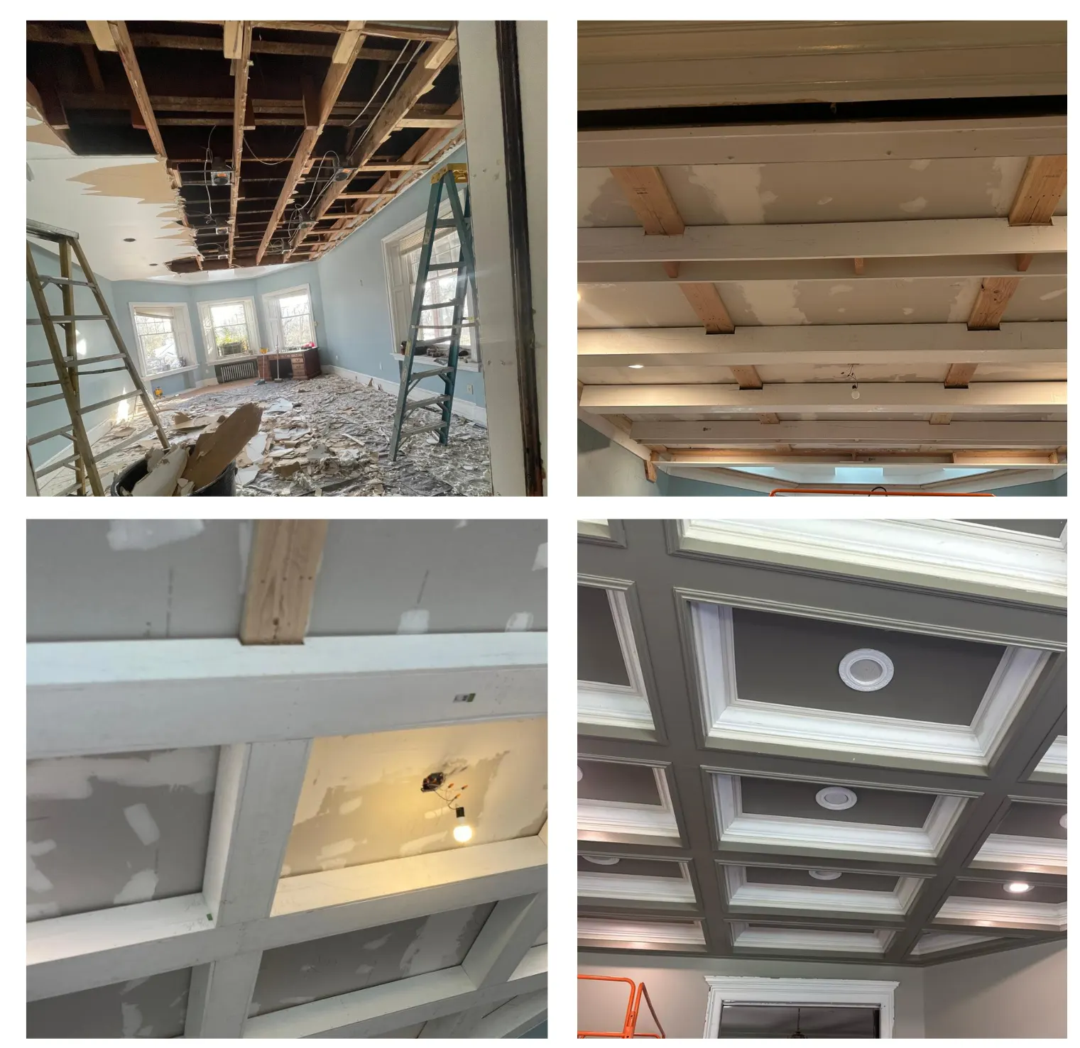 Crown molding installation process